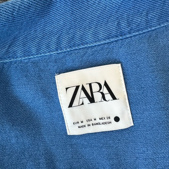Zara cropped cotto shirt - Picture 3 of 5